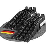WERKTHOR Auffahrrampe PKW - [2er Set] Auffahrrampen für maximalen Halt...