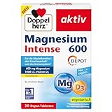 Doppelherz Magnesium 600 Intense DEPOT - 600 mg hochdosiertes Magnesium +...