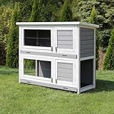 Miweba MyAnimal Hasenstall MH-20 | 120x51x105 cm - Kaninchenstall mit...