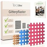 BACKLAXX ® Gittertape 140 Stück Premium-Qualität – Gitterpflaster Set...