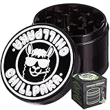 CHILLPAKA® Premium Keramik Grinder Crusher | ø63mm groß Schwarz |...
