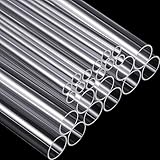 PVC Rohr & Acrylglas Rohr Set - Transparente Kunststoffrohre für Werbung,...