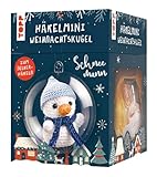 TOPP Häkelmini-Weihnachtskugel Häkelset Schneemann: Anleitung, Garn (100%...