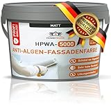 Home Profis® Fassadenfarbe Weiß | Resistent gegen Schimmel & Algen | 100%...