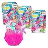 INKEE GALUPY MERMAID 3er Pack | Meerjungfrau Badekugel mit Überraschung,...