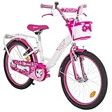 Actionbikes Kinderfahrrad Daisy 20 Zoll | Kinder Fahrrad für Mädchen - Ab...