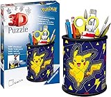 Ravensburger 3D Puzzle 11257 - Utensilo Pokémon Pikachu - 54 Teile -...