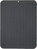Umweltfreundliche Abtropfmatte aus Silikon, 50x40 cm, hitzebeständig und...