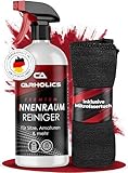 CARHOLICS® Profi Auto Innenraum Reiniger Set (500ml) inkl. Mikrofasertuch...