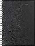 Wochenplaner Balacron schwarz 2023 - Büro-Kalender A5 - Cheftimer - black...