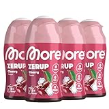 MORE Zerup, Cherry, 4 x 65 ml, für bis zu 32 l Fertiggetränk,...