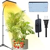 EU-Eurostecker LED Pflanzenlampe mit Ständer, 25 Watt Vollspektrum Grow...