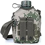 HiyyFloy Militärische Kantinen-wasserflasche, Aluminium-wasserflasche,...