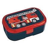 TapirElla Lunchbox/Brotdose Feuerwehr mit herausnehmbaren Obst und...