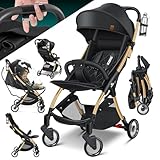 KIDIZ® Kinderwagen Premium Kinderbuggy klappbar Liegebuggy Sportwagen...