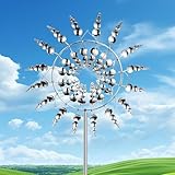 Einzigartige Metall Windmühle,Einzigartige und Magische Windmühle, 3D...