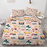 RFFLUX 3D Fahrzeug Bettwäsche 200x200 cm 3teilig Microfaser...