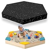 NAROSEBE Sandkasten Abdeckplane Hexagon 140 * 110 * 20cm...