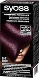 Syoss Professional Performance Coloration, 3-3 Dunkelviolett, 3er Pack (3 x...