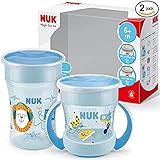 NUK Magic Cup & Mini Cup Trinklernbecher, Duo-Set | auslaufsicherer...