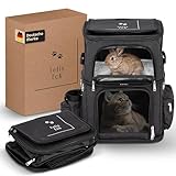 Felis Eck® Tiertransport Rucksack – für 1 oder 2 Haustiere –...