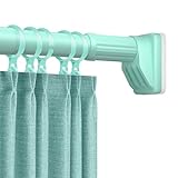 Gardinenstange ohne Bohren, 40–490 cm, verstellbare Spannstange für Bad...