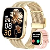 Smartwatch Damen mit Telefonfunktion 1,85' Zoll Touchscreen Fitness Tracker...