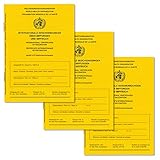 3x Impfbuch Impfpass Impfausweis - internationale Bescheinigung über...