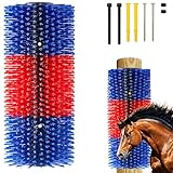 Vielseitige kratzmatte pferd & Kratzbürste Pferde, 43.5 * 20 * 10cm, Mit 4...