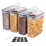 Uixxducc Set Mit 4pcs Vorratsbehälter Aufbewahrungsbox Mit Deckel 4L...