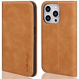 VISOUL Hülle für iPhone 14 Pro Max,Handyhülle Erstklassiges Echtleder...