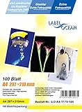 100 Blatt LO-A4-T175-100 A4 Overheadfolie (OHP Transparentfolie...