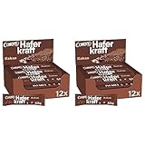 Haferriegel Corny Haferkraft Kakao, Vollkorn & Vegan, 12x65g (Packung mit...