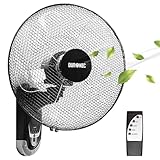 Duronic FN55 BK Wandventilator 60W | Durchmesser 40 cm | Ventilator mit...