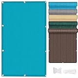 Balkonumrandung Transparent 145x950cm - Leichte Polyester Gartenumrandung...