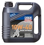 LIQUI MOLY Motorbike 4T 10W-40 Basic Offroad | 4 L | Motorrad 4-Takt-Öl |...