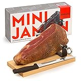 MINI-JAMON SERRANO von jamon.de | Im Geschenkkarton | Set mit Holzständer...