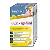 sanotact Glücksgefühl (120 Tabletten) • Natürlicher Stimmungsaufheller...