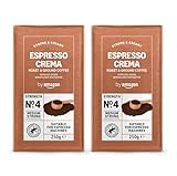 by Amazon Espresso Crema gemahlener Kaffee 500 g (2 x 250 g) - Mittlere...