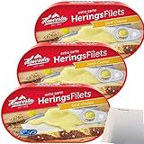 Hawesta Heringsfilets in Senf-Creme MSC 3er Pack (3x200g Dose) + usy Block