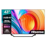 Hisense 43A7GQ, 4K/UHD, QLED, Smart TV, 108 cm [43 Zoll] - Silber