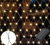 Solar Lichternetz Außen 3x2M 192 LED Lichterkette Solarleuchten Außen,...