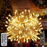 FairyGlim Weihnachtslichterkette mit Fernbedienung-10M 100 LED für...