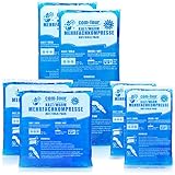 com-four® 6er Sparpack Mehrfachkompresse in 3 verschiedenen Größen -...