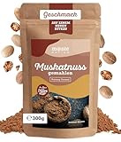 Muskatnuss gemahlen Monte Nativo (300g) - Fein gemahlene Muskatnüsse -...