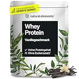 Whey Protein Pulver – Vanille – 1kg – 24g Protein pro Portion –...