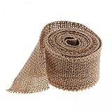 F Fityle 5x2 Meter Natürliches Rustikales Jute Sackleinen Hessian Band...