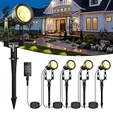 Kawaya Gartenbeleuchtung 4Pcs Gartenlampen für Draußen Strom 36V/12W...