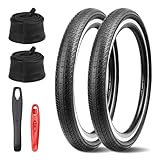 GRELiving 20 x 1,75 Fahrradreifen-Set, 2 Stück,...