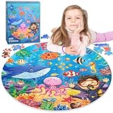 Bodenpuzzle für Kinder ab 3-8 Jahre, Unterwasserwelt Kinderpuzzle, 71...